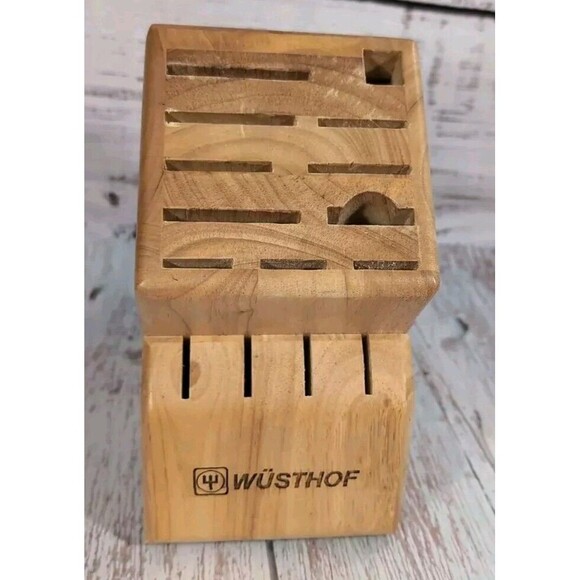 Wusthof 15 Slot Wooden Knife Block - Picture 3 of 13